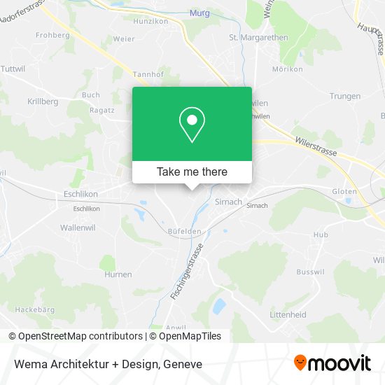 Wema Architektur + Design map