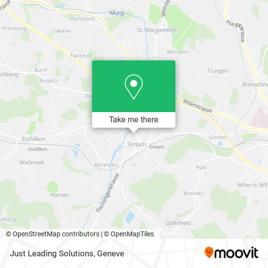 Just Leading Solutions map