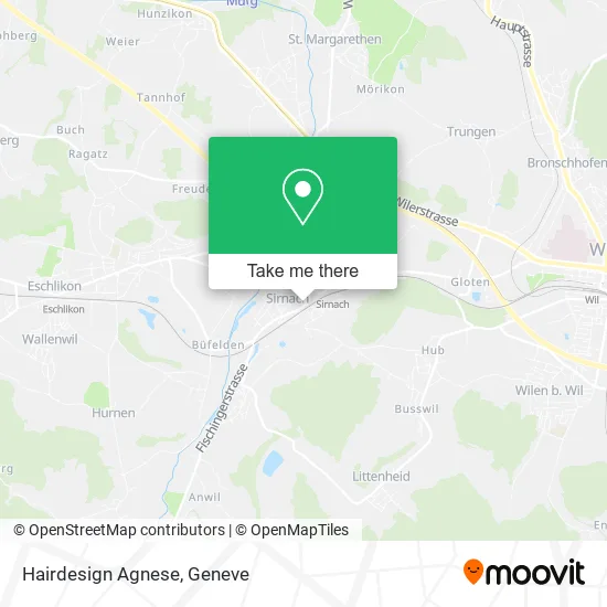 Hairdesign Agnese map