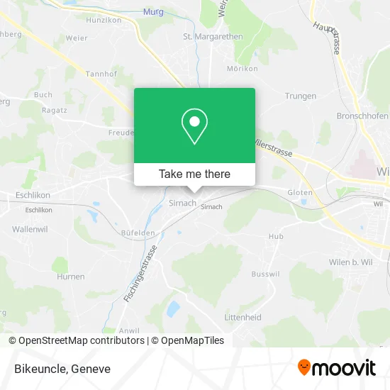 Bikeuncle map