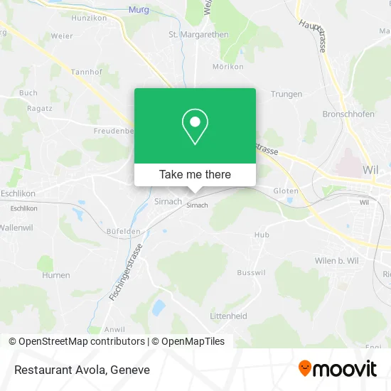 Restaurant Avola map