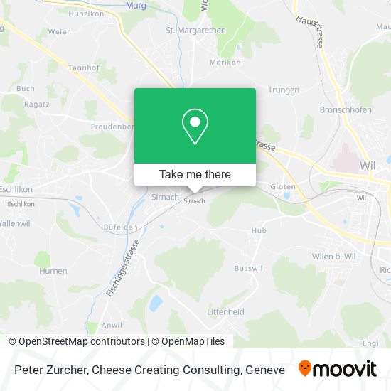 Peter Zurcher, Cheese Creating Consulting map
