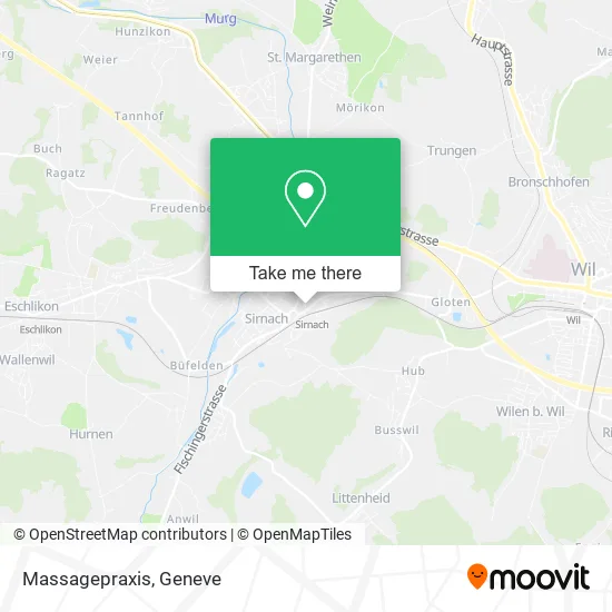 Massagepraxis map