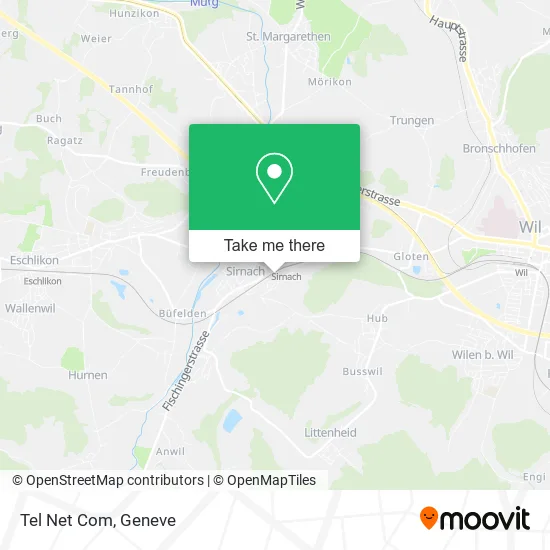 Tel Net Com map