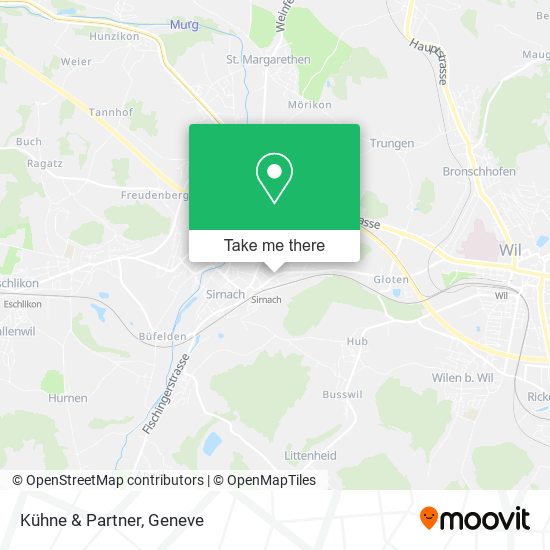 Kühne & Partner map