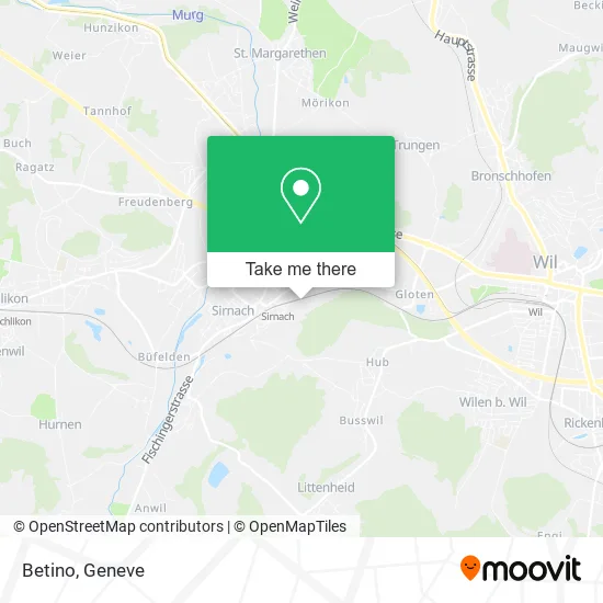 Betino map