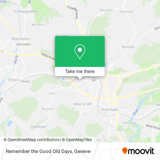 Remember the Good Old Days map