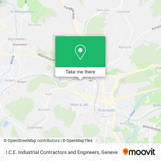 I.C.E. Industrial Contractors and Engineers map
