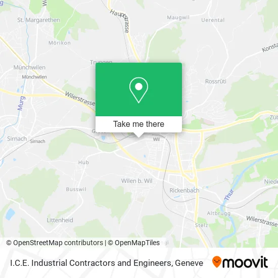 I.C.E. Industrial Contractors and Engineers map