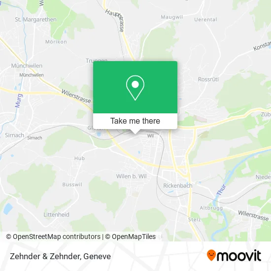 Zehnder & Zehnder map