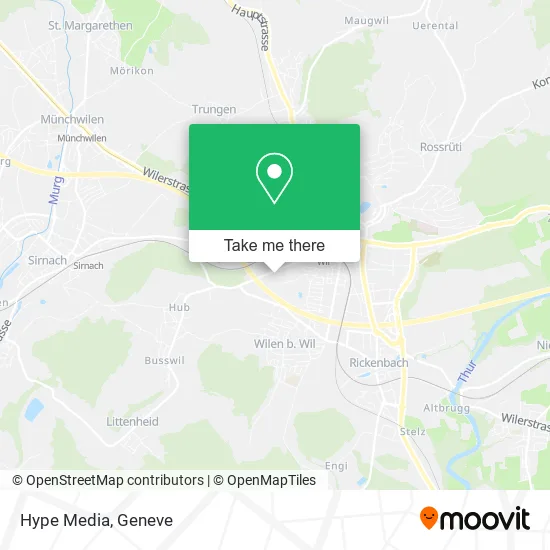 Hype Media map