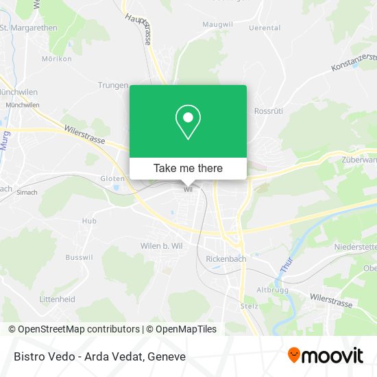 Bistro Vedo - Arda Vedat map