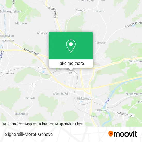 Signorelli-Moret map