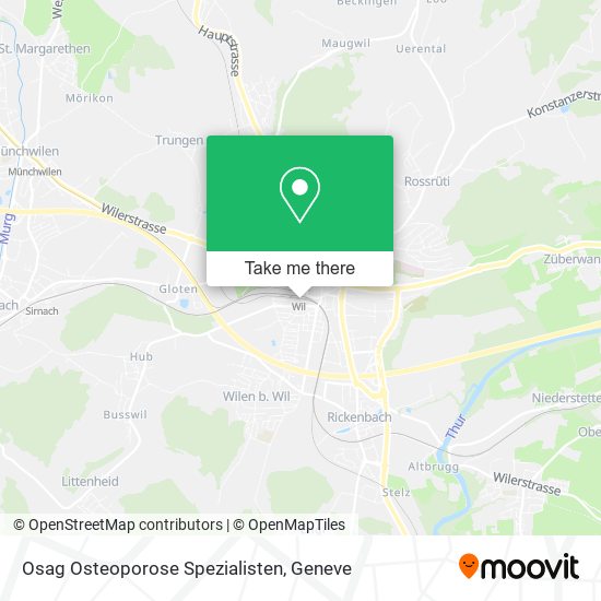 Osag Osteoporose Spezialisten map