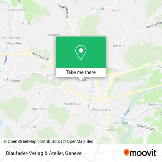 Blaufeder-Verlag & Atelier map