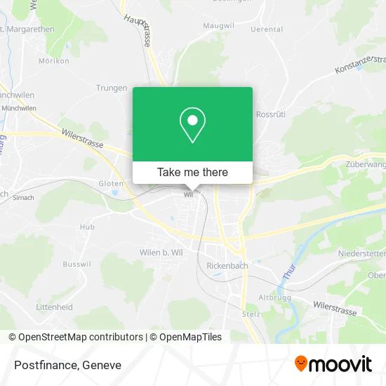 Postfinance map