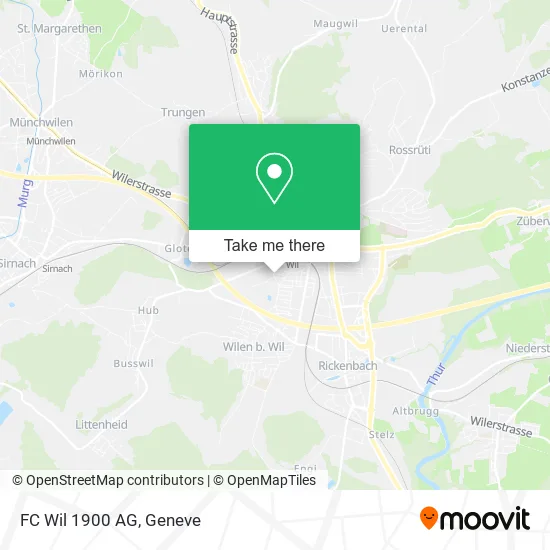 FC Wil 1900 AG map