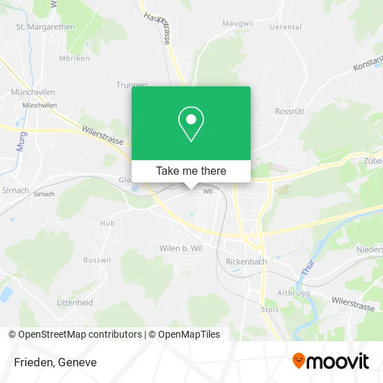 Frieden map