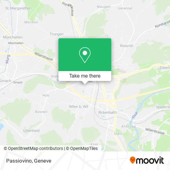 Passiovino map