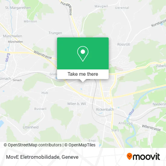 MovE Eletromobilidade map