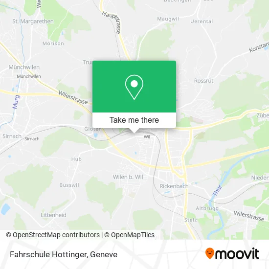 Fahrschule Hottinger map
