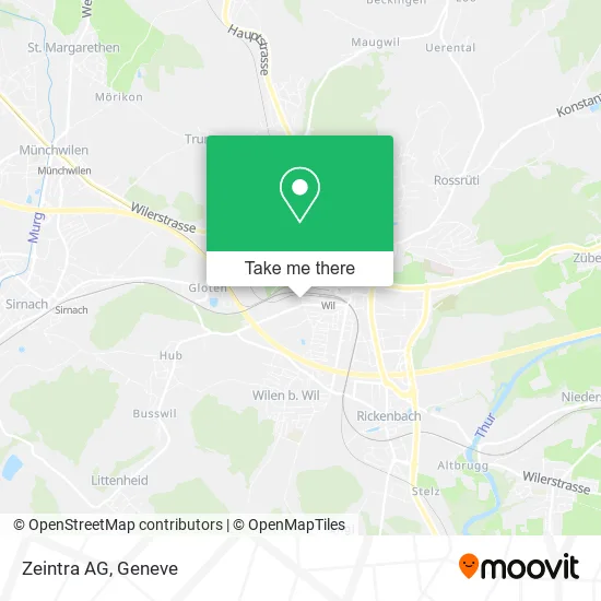 Zeintra AG map