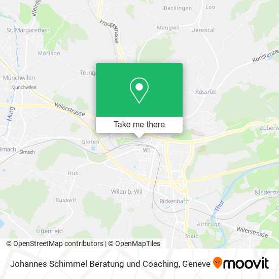 Johannes Schimmel Beratung und Coaching map