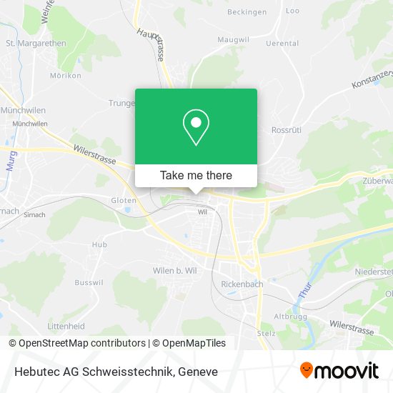 Hebutec AG Schweisstechnik map