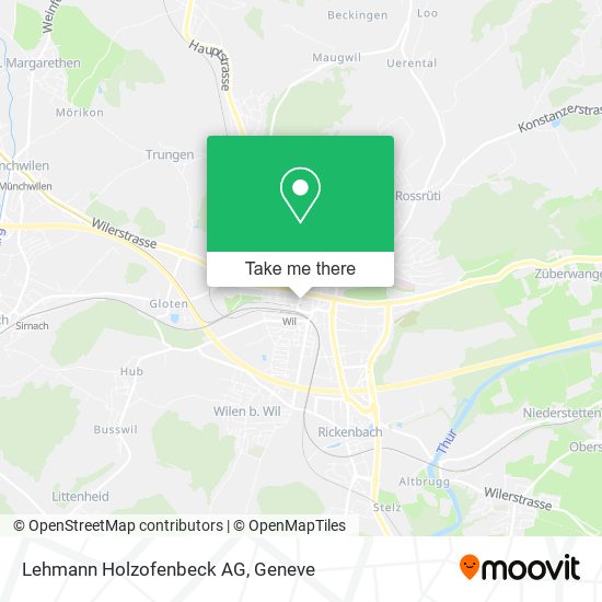 Lehmann Holzofenbeck AG map