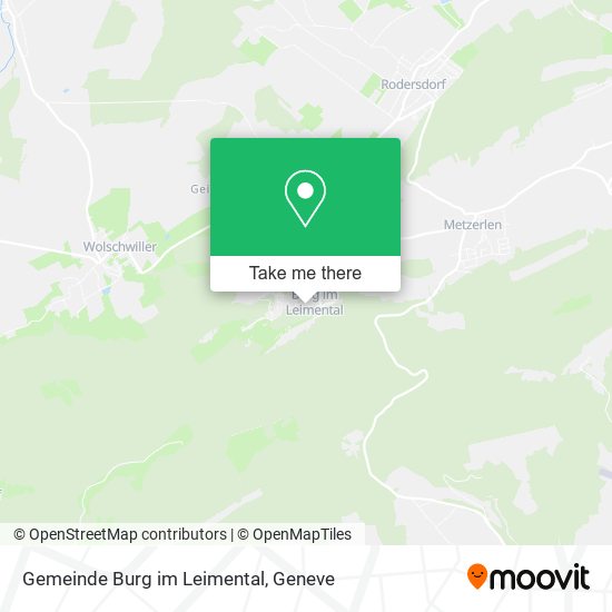 Gemeinde Burg im Leimental map