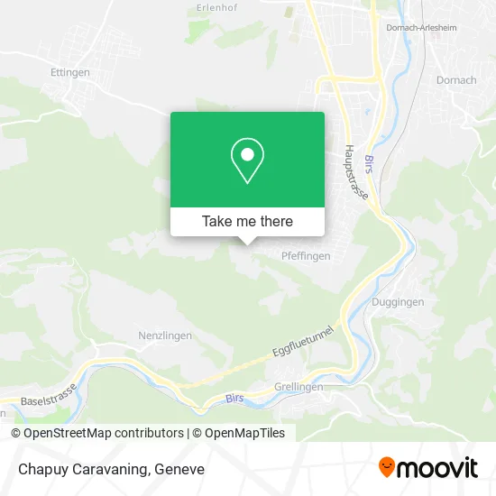 Chapuy Caravaning map