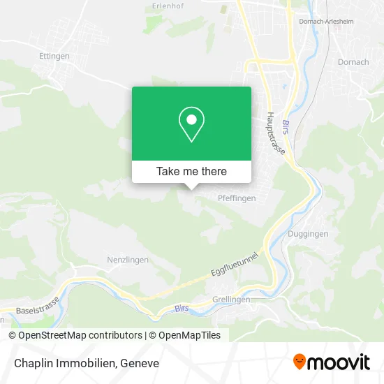 Chaplin Immobilien map