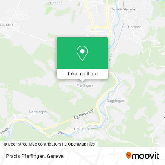 Praxis Pfeffingen map