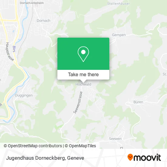 Jugendhaus Dorneckberg map