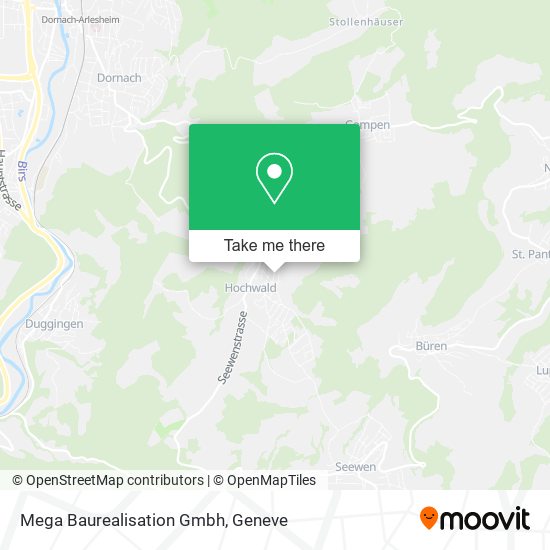 Mega Baurealisation Gmbh map
