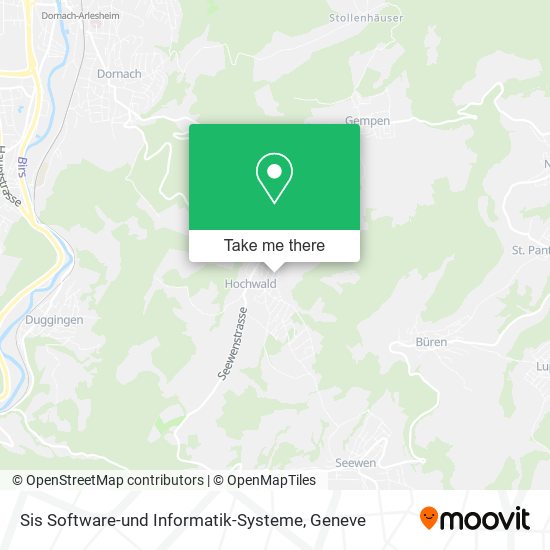 Sis Software-und Informatik-Systeme map