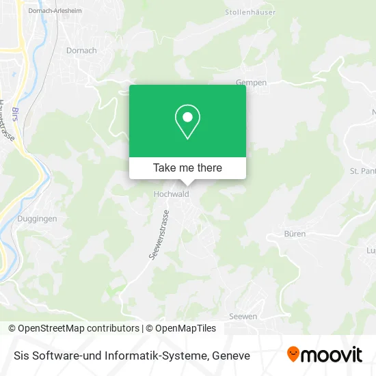 Sis Software-und Informatik-Systeme map