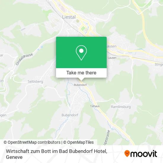 Wirtschaft zum Bott im Bad Bubendorf Hotel map