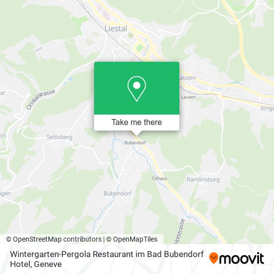 Wintergarten-Pergola Restaurant im Bad Bubendorf Hotel map