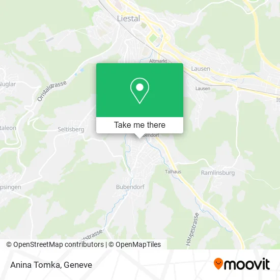 Anina Tomka map