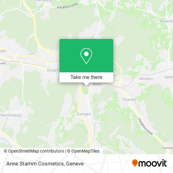 Anne Stamm Cosmetics map