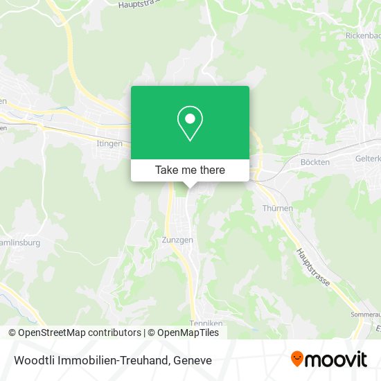 Woodtli Immobilien-Treuhand map