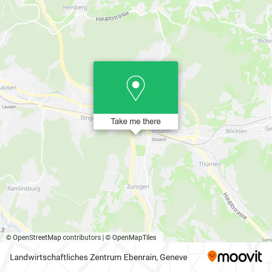 Landwirtschaftliches Zentrum Ebenrain map