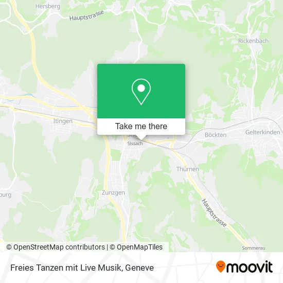 Freies Tanzen mit Live Musik map
