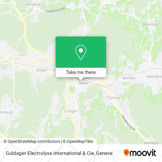 Guldager Electrolyse International & Cie map