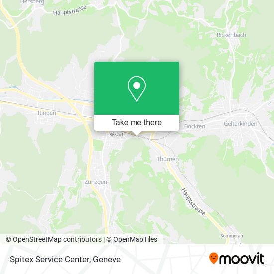 Spitex Service Center map