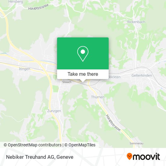 Nebiker Treuhand AG map