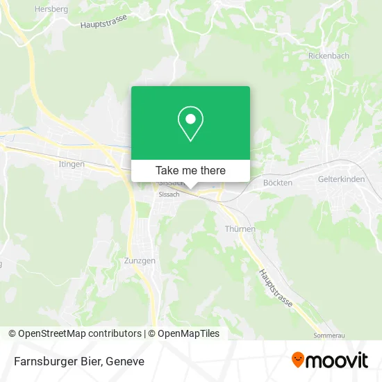 Farnsburger Bier map