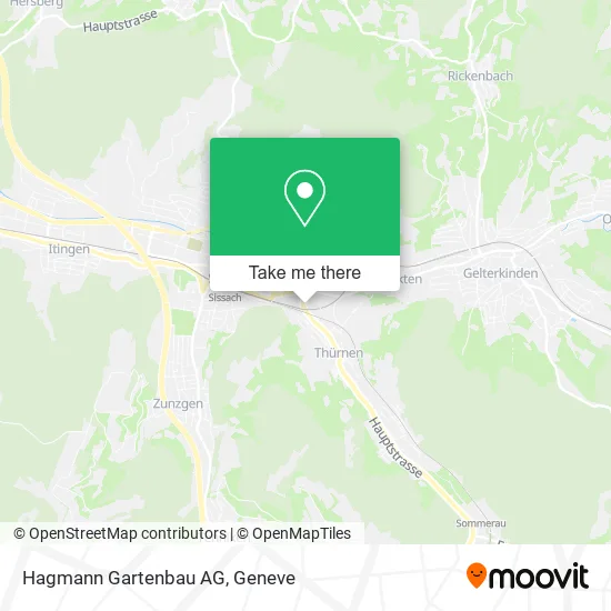 Hagmann Gartenbau AG map