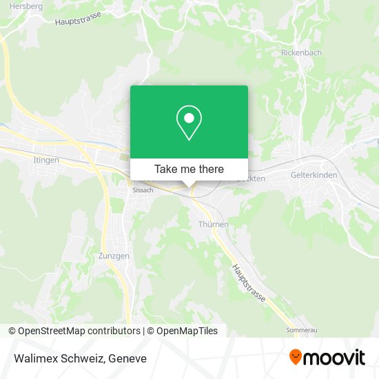 Walimex Schweiz map
